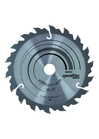 PYÖRÖSAHANTERÄ 160 X 20 Z18 MM SPEEDLINE 2608640787