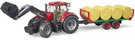 CASE IH OPTUM 300 CVX, ETUKUORMAAJA JA PERÄVAUNU U03198