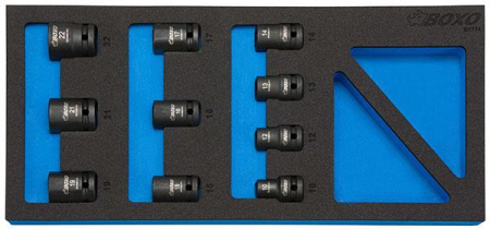 KONEHYLSYSARJA 1/2&quot;10-OS. 10-22MM 284-BX174
