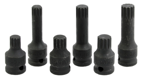 XZN-VOIMAKÄRKIHYLSYSARJA 1/2&quot; 6-OS. HC50385