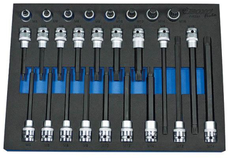XZN HYLSYKÄRKISARJA1/2&quot; 26-OS. M5-M16 291-BE051