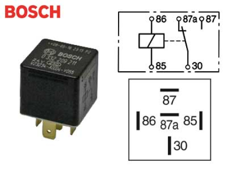RELE 24V 10/20A 5-N. 87A, ILMAN PIDINTÄ 0332209211
