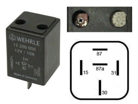 VIIVERELE 12V 0,5-20MIN SÄÄDETTÄVÄ 1100-03058