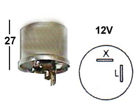 VILKKURELE 12V 2-NAP. 552 1100-0555