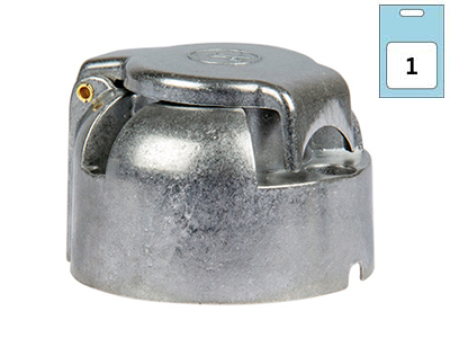 7-napainen rasia, alumiinia 1553-4317-BLIST