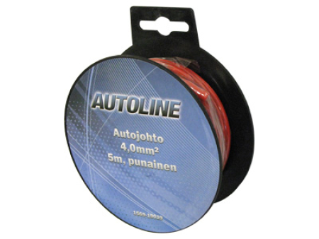 JOHTO 4,0MM2 PUNAINEN 5M 1569-19019