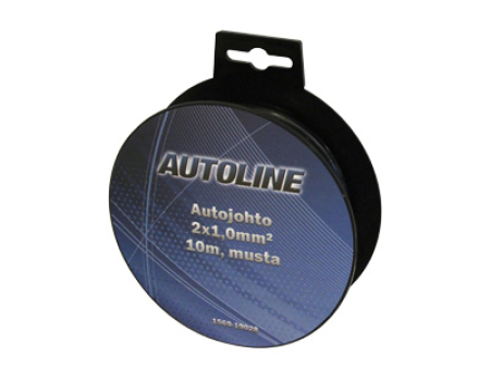 JOHTO 2X1,0MM2 MUSTA 10M 1569-19028