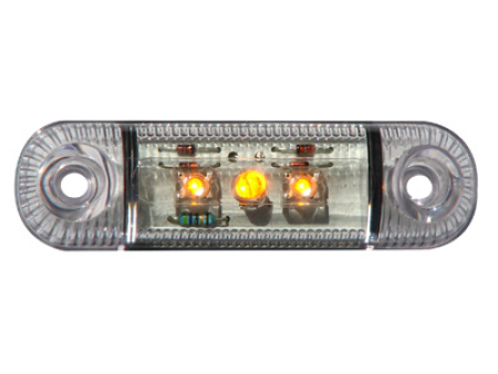 LED ÄÄRIVALO KELT. 12/24V 84X24MM 1606-27742