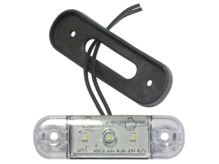LED-ÄÄRIVALO KIRKAS. 12/24V 84X24MM 1606-27756