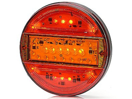 LED-TAKAVALO SLIM LINE 140MM VÄRILLINEN LASI 1606-27764