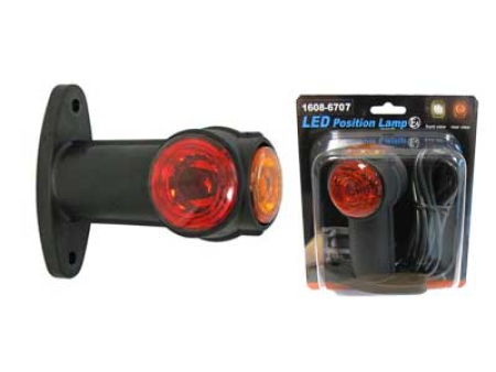 LED-ÄÄRIVALO KUMIVARSI 12-24V FF 90MM 1608-6707