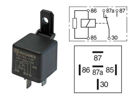 RELE 12V 40/15A 5-N. VAST 20201101N