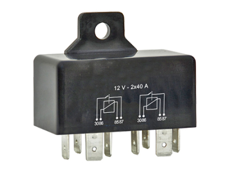 KAKSOISRELE 12V 2X40A 20206100N