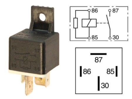 RELE 12V 50A VASTUKSELLA 4-NAP. 4RA003530031