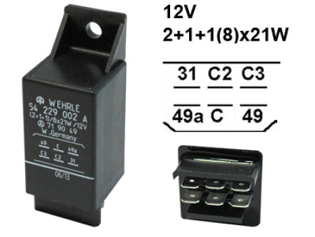 VILKKURELE WEHRLE 12V 6N. 54229002