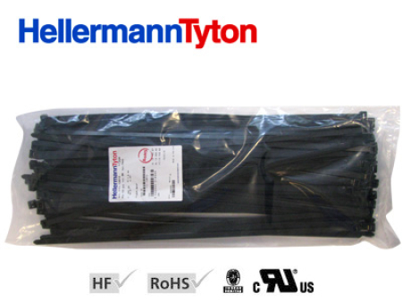 HELLERMAN NIPPUSIDE 100KPL 460X7,6 MUSTA 1111-12610